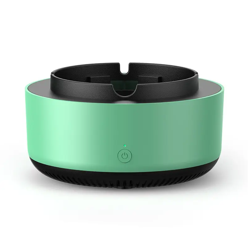 Scrumieră Electrică 2 în 1 cu Filtru de Fum și Purificator de Aer – Design Elegant, Suport 7 Țigări, Funcție Aromaterapie, Ideală pentru Spații Închise