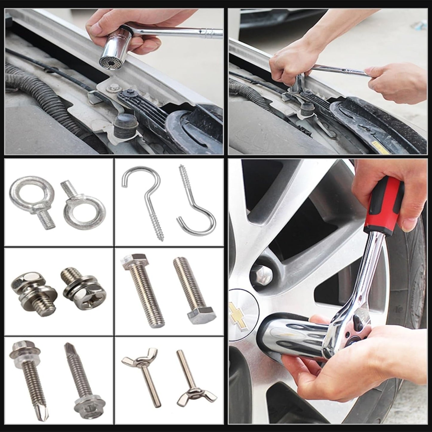 Tubulară Universală 7–19 mm – O singură unealtă pentru TOATE dimensiunile!