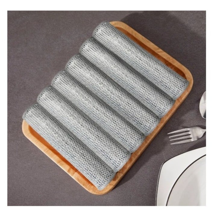 Set 10 lavete multifuncționale din microfibră metalică – 20×20 cm