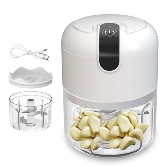 Mini Tocător Electric ZET 250 ml – Robot de Bucătărie Portabil Reîncărcabil, Ideal pentru Usturoi, Legume, Fructe și Alimente, Ajutor Rapid în Bucătărie