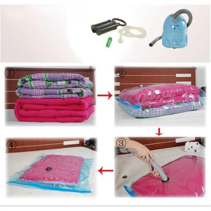 Sac reutilizabil mare 80x110 cm pentru depozitare haine și textile – protecție completă împotriva prafului, umezelii și insectelor