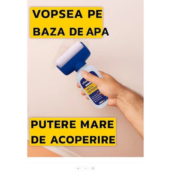 Trafalet Magic cu Vopsea Lavabilă pe Bază de Apă 500g – Rolă Reutilizabilă, Uscare Rapidă, Aplicare Uniformă, Materiale Non-Toxice