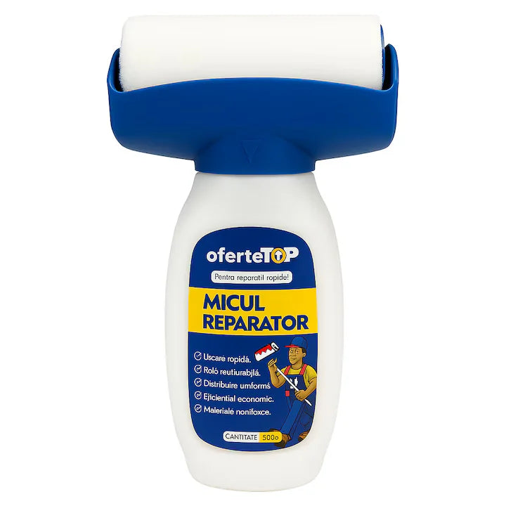 Trafalet Magic cu Vopsea Lavabilă pe Bază de Apă 500g – Rolă Reutilizabilă, Uscare Rapidă, Aplicare Uniformă, Materiale Non-Toxice