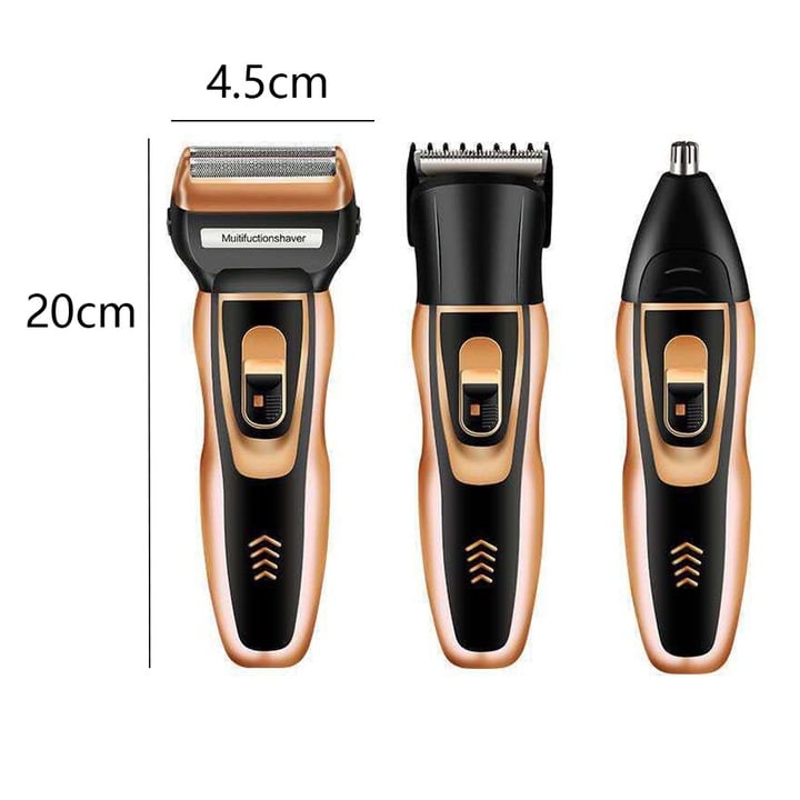 Trimmer Multifuncțional GEEMY GM-595 – Performanță, Stil și Versatilitate 3 în 1