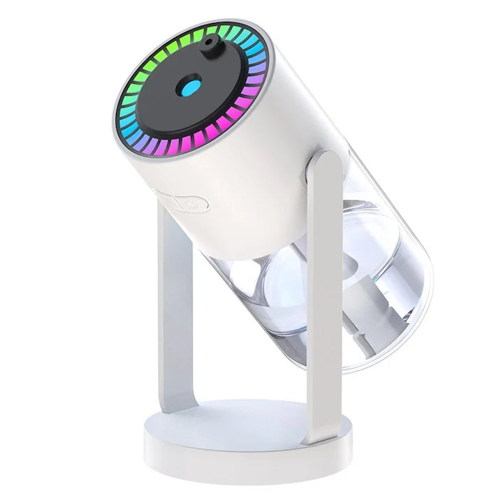 Umidificator Portabil 280 ml cu Proiecție Cer Înstelat – Aromaterapie, temporizare, 8h autonomie, ideal pentru dormitor și birou
